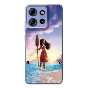 Чохол з принтом «Моана з веслом» для Motorola Edge 50