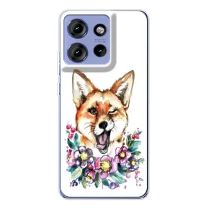 Чохли з картинкою Лисичка для Motorola Edge 50 (VPrint) (Весела лисичка)