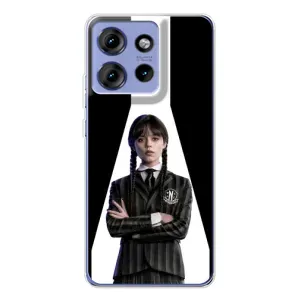 Чохли Венсдей на Motorola Edge 50 Уенсдей (AlphaPrint) (W-Wednesday)