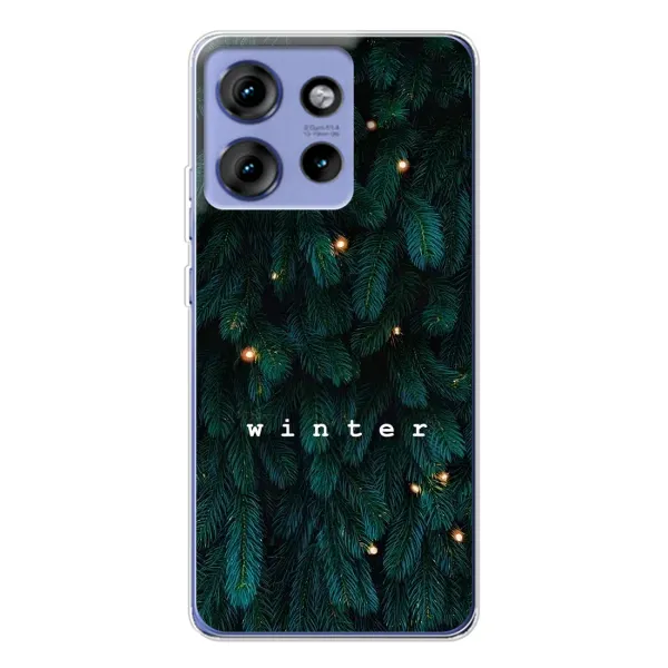 Чехол с принтом «Winter» для Motorola Edge 50