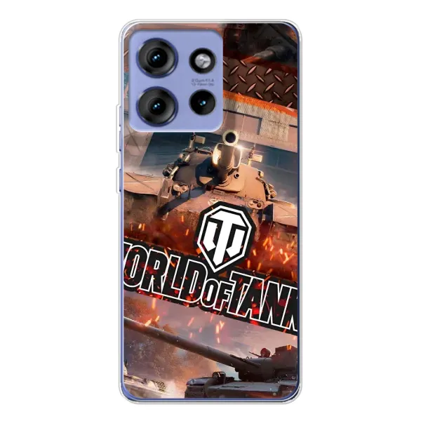 Чохол з принтом «World of Tanks» для Motorola Edge 50