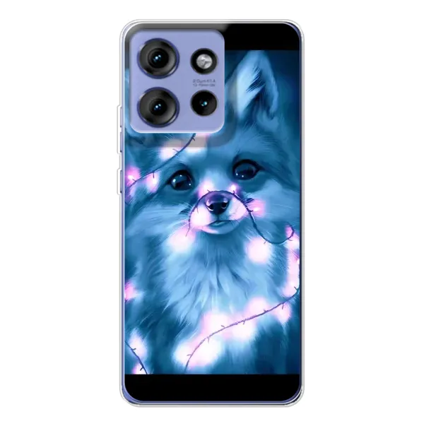 Чехол с принтом «Яркая лисичка» для Motorola Edge 50 Чехол с принтом «Яркая лисичка» для Motorola Edge 50