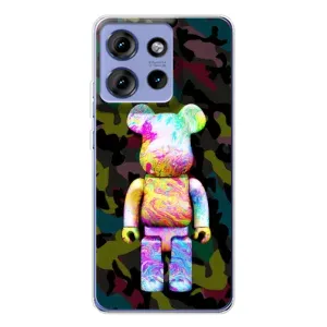Чохли для Motorola Edge 50 - Bearbrick Louis Vuitton (PREMIUMPrint) (Яскравий Bearbrick)