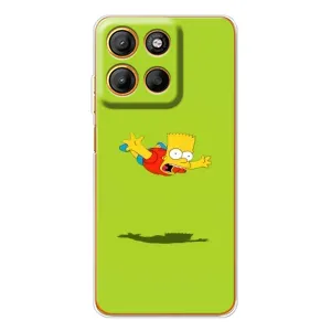 Чехол с Симпсонами для Motorola Edge 60 Fusion (VPrint) (Барт Симпсон)