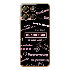 Чехол с музыкальной группой для Motorola Edge 60 Fusion (BLACKPINK)
