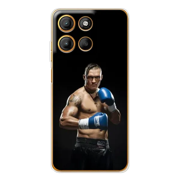 Чехол с принтом «Боксер Усик» для Motorola Edge 60 Fusion