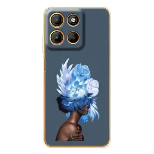 Чехлы (ART) Цветы на Motorola Edge 60 Fusion (VPrint) (Цветы на голове)