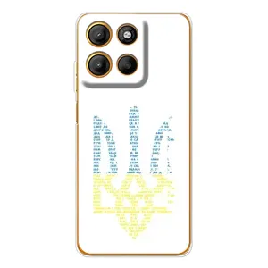 Чехлы для Motorola Edge 60 Fusion  Укр. Символика (AlphaPrint) (Герб из букв)