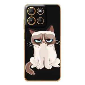 Чохол з принтом для Motorola Edge 60 Fusion (AlphaPrint) Модні коти (Сумний кіт)