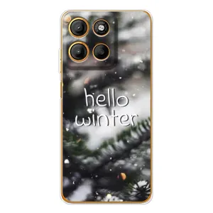 Новорічні, Святкові Чохли для Motorola Edge 60 Fusion - 2024 год (Hello winter)