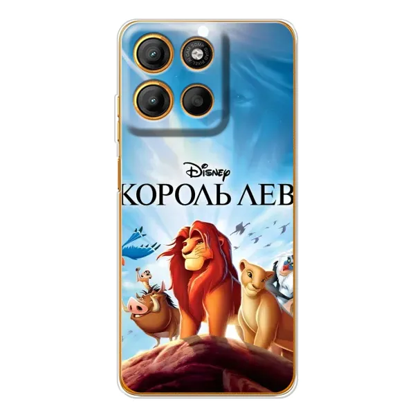 Чехол с принтом «Постер Король Лев» для Motorola Edge 60 Fusion Чехол с принтом «Постер Король Лев» для Motorola Edge 60 Fusion