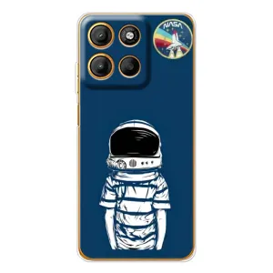 Чохол NASA для Motorola Edge 60 Fusion (AlphaPrint) (Хлопчик в шоломі)