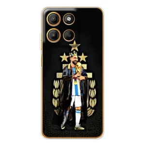 Чехлы для Motorola Edge 60 Fusion (Leo чемпион) (AlphaPrint) (Месси Король)