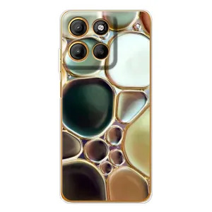 Мраморный чехол на Motorola Edge 60 Fusion (VPrint) (Радужный Мрамор)