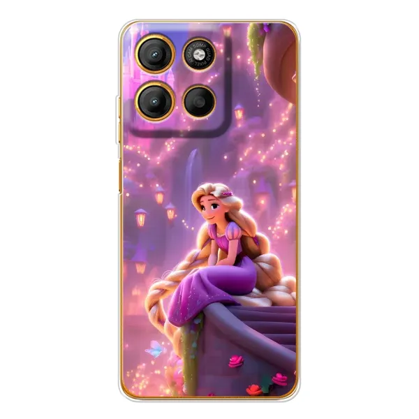 Чехол с принтом «Рапунцель в замке» для Motorola Edge 60 Fusion Чехол с принтом «Рапунцель в замке» для Motorola Edge 60 Fusion