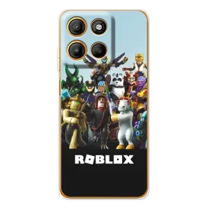 Чехлы с топовыми принтами для Эдж 60 Фюжин (ROBLEX)