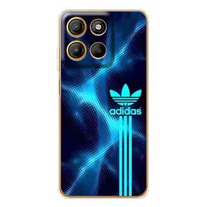 Чохли Адидас для Motorola Edge 60 Fusion (AlphaPrint) (Синій Адідас)