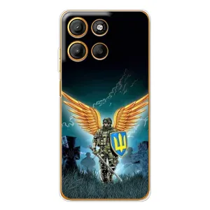 Чехлы с картинкой ЗСУ для Motorola Edge 60 Fusion (AlphaPrint) (Солдат ЗСУ)