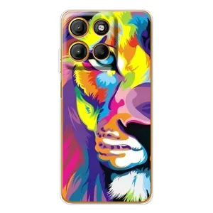 Чохол з картинкою ЛЕВ для Motorola Edge 60 Fusion (VPrint) (Яскравий Лев)