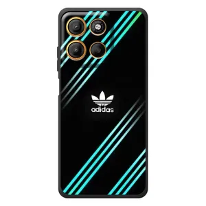 Чохли Адидас для Motorola Edge 60 Neo (AlphaPrint) (Адідас з полосами)