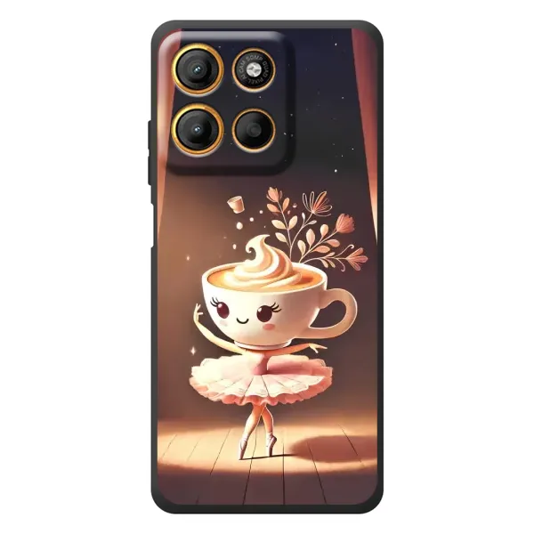 Чехол с принтом «Балерина капучина» для Motorola Edge 60 Neo