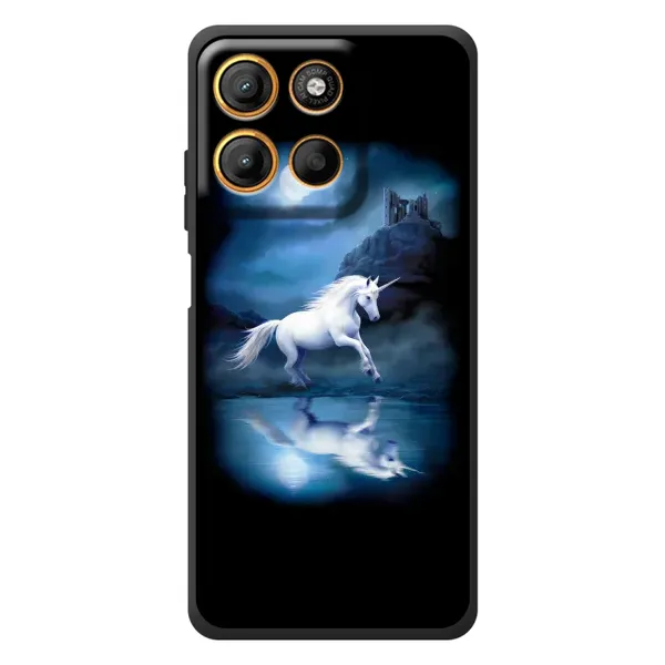 Чехол с принтом «Единорог» для Motorola Edge 60 Neo