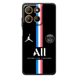 Чехлы PSG для Motorola Edge 60 Neo (AlphaPrint) (футболка ПСЖ)