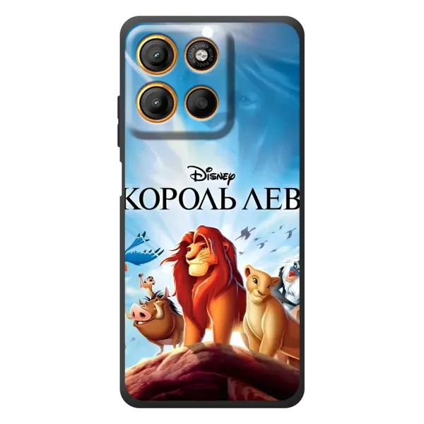Чехол с принтом «Постер Король Лев» для Motorola Edge 60 Neo Чехол с принтом «Постер Король Лев» для Motorola Edge 60 Neo
