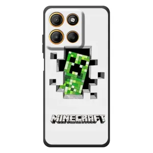 Чохол Майнкрафт на Motorola Edge 60 Neo (AlphaPrint) Minecraft (кріпер Майнкрафт)