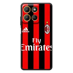 Чехлы для Motorola Edge 60 Neo (VPrint) - Футбольные клубы (Milan)