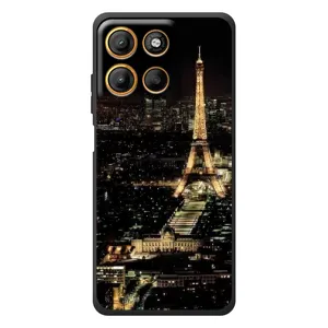 Чохол Ейфелева Вежа Motorola Edge 60 Neo - (AlphaPrint) (Нічний Париж)