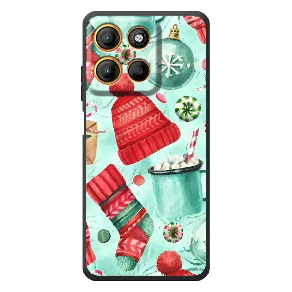 Чехол с принтом «Одежда НГ» для Motorola Edge 60 Neo
