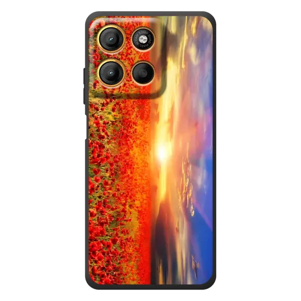 Чехол с принтом «Поле тюльпанов» для Motorola Edge 60 Neo