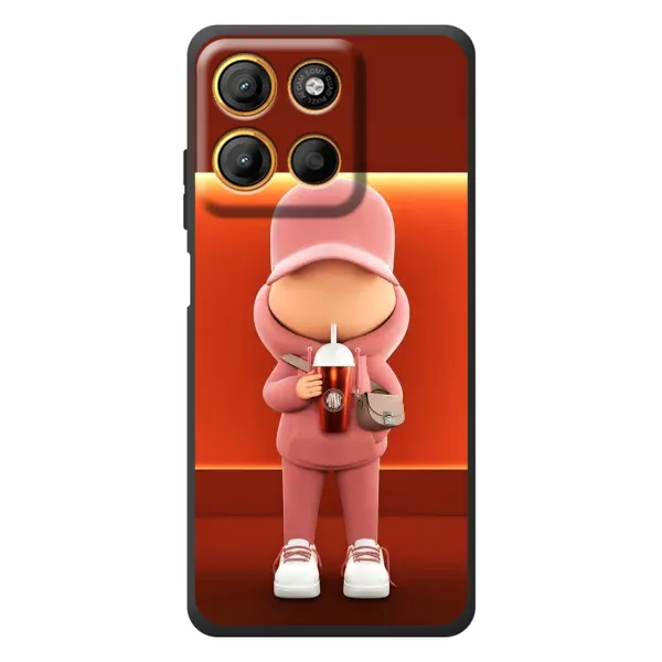 Чехол с принтом «С Кофе» для Motorola Edge 60 Neo