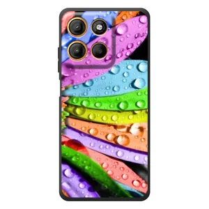 Чехлы (ART) Цветы на Motorola Edge 60 Neo (VPrint) (Семицветик)