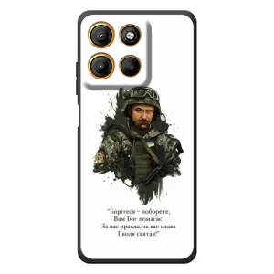 Чохли для Motorola Edge 60 Neo с принтом Тараса Шевченко (AlphaPrint) (Шевченко воїн)