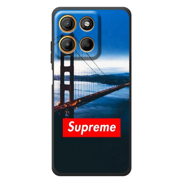 Чехол с принтом «Стиль Supreme» для Motorola Edge 60 Neo