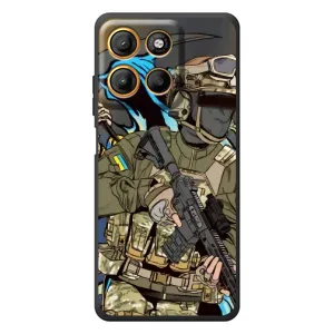 Чехлы с картинкой ЗСУ для Motorola Edge 60 Neo (AlphaPrint)
