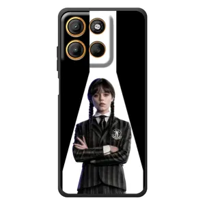 Чехлы Венсдей на Motorola Edge 60 Neo Уэнсдей (AlphaPrint) (W-Wednesday)