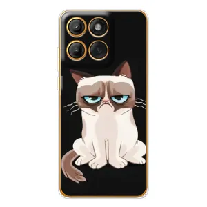Чохол з принтом для Motorola Edge 60 Pro (AlphaPrint) Модні коти (Сумний кіт)