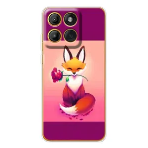 Чохли з картинкою Лисичка для Motorola Edge 60 Pro (VPrint) (Лиса з трояндою)