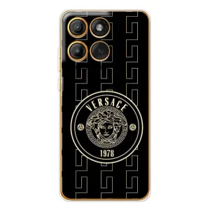 Чохли VERSACE для Едж 60 Про (PREMIUMPrint) (Лого Версаче)
