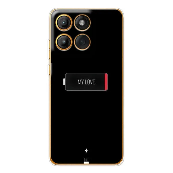 Чохол з принтом «Love battery» для Motorola Edge 60 Pro