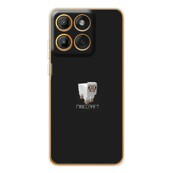 Чохол з принтом «Овечка Майнкрафт» для Motorola Edge 60 Pro Чохол з принтом «Овечка Майнкрафт» для Motorola Edge 60 Pro