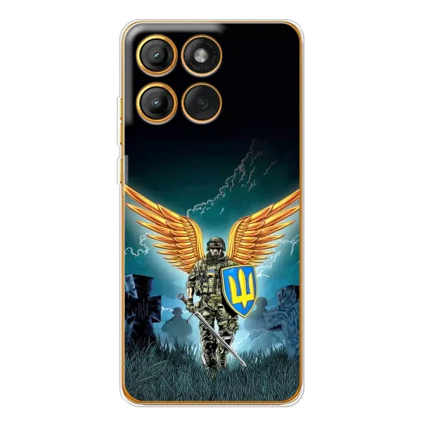 Чехол с принтом «Солдат ЗСУ» для Motorola Edge 60 Pro