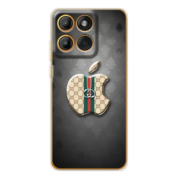 Чохол з принтом «Apple gucci» для Motorola Edge 60 Чохол з принтом «Apple gucci» для Motorola Edge 60