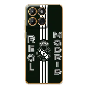 ФК Реал Мадрид чехлы для Motorola Edge 60 (AlphaPrint) (черно белый Реал)