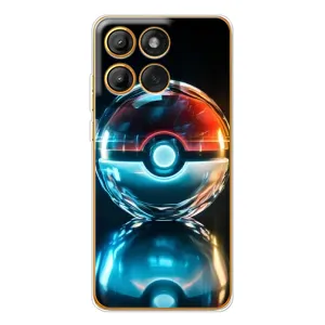 Чехол с Пикачу на Motorola Edge 60 (Мяч Пикачу)