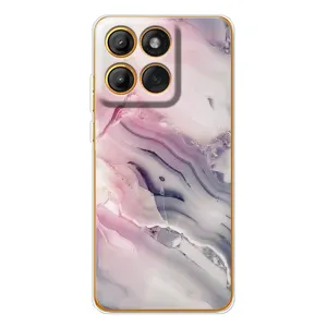 Мраморный чехол на Motorola Edge 60 (VPrint) (Пурпурный Мрамор)