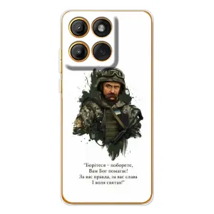 Чехлы для Motorola Edge 60 с принтом Тараса Шевченко (AlphaPrint) (Шевченко воин)